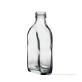 Liquor Pocket Flask 200ml Clear Glass Flask Bottles Manufactory